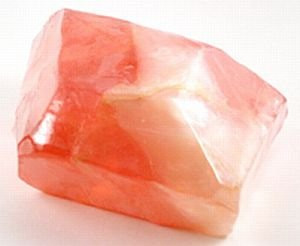 SoapRocks TS Pink Imperial Topaz Soap that looks like a Rock ~ 6 oz. Gem Rocks Birthstone Jabón Gemstone