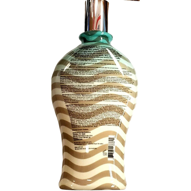 Snooki SHORE TO PLEASE Tanning Bed Lotion (12 ounces) for Indoor or Outdoor Tan. White DHA Bronzer with after tan odor eliminators.