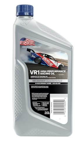 Valvoline VR1 Racing SAE 10W-30 Motor Oil 1 QT