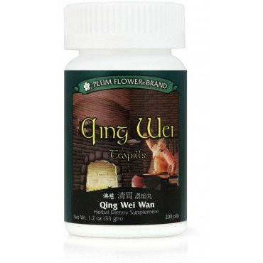 Qing Wei San Teapills (Qing Wei San Wan), 200 ct, Plum Flower