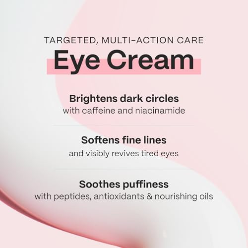 Mad Hippie Eye Cream - Anti-Aging Under Eye Cream for Dark Circles and Puffiness with Niacinamide, with Skin-Brightening Vitamin C, 0.5 Oz