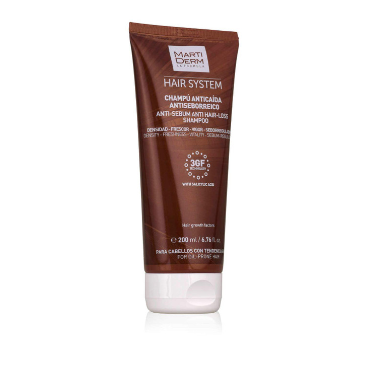 Martiderm Hair System 3GF Champú Antiseborréico - 200ml