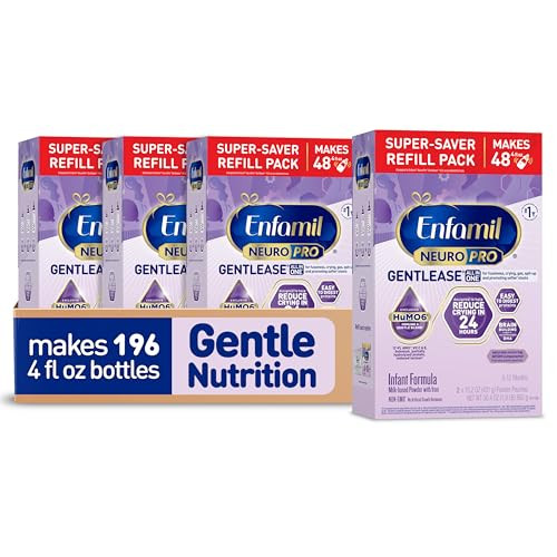 Enfamil NeuroPro Gentlease for easing Fussiness, Crying, Gas, Spit-up in 24 Hrs, Smaller Proteins for Easy Digestion, Brain Supporting DHA, Prebiotic