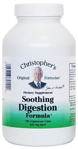 Christopher's Original Formulas Soothing Digestion - 180 Vegetarian Capsules