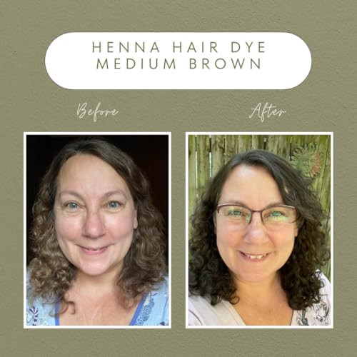 2 Packs Of Medium Brown Henna Hair & Beard Color/Dye 100 Grams - Natural Hair Color, Plant-based Hair Dye - The Henna Guys