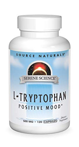 Source Naturals Serene Science L-Tryptophan, Positive Mood*, 500 mg - 120 Capsules