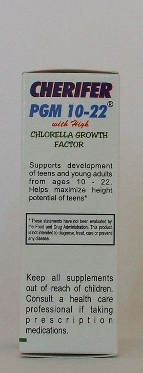 CHERIFER Capsule with Zinc, Double Chlorella Growth Factor & Taurine PGM 10-22 (30 Capsules)
