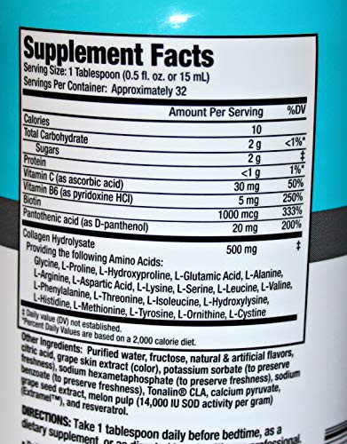 Scientific Beauty Technology Liquid Collagen for Healthy Hair, Skin & Nails 16 fl oz