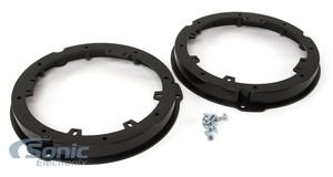 Metra 82-5605 Rear 6.5-Inch Speaker Wire Wall Plate (Speaker Wall Plate) 1 Pair - Black