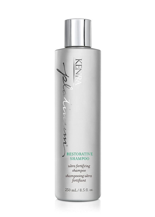 Kenra Platinum Restorative Shampoo | Ultra Fortifying | Instantly Fortifies To Restore Smoothness, Suppleness, & Shine | Restores Broken Hair Bonds F