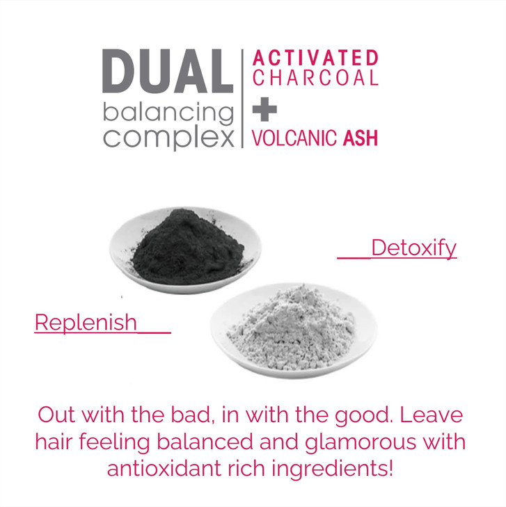 GIOVANNI D:tox Daily Conditioner - Activated Charcoal, Super-Antioxidants Acai & Goji Berry - 24 oz