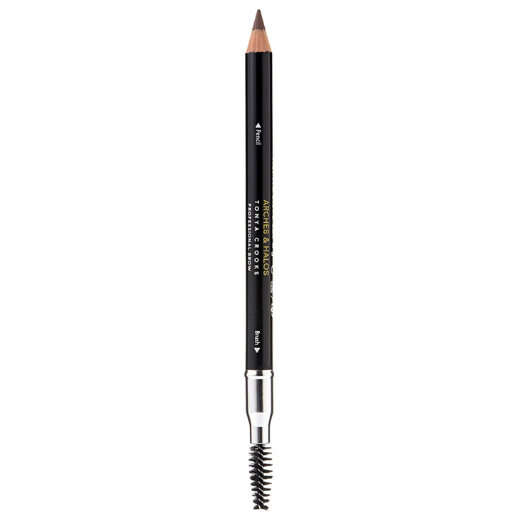 Arches & Halos Precision Brow Shaping Pencil - Double Sided Eyebrow Filler and Spoolie Brush - Creamy Texture for Shaping and Defining With Ease - Ve