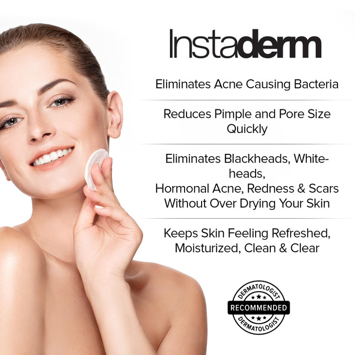 Complexion Renewal Pads-Eliminates Acne, Cystic Breakouts, Pimples, Oily Skin & Clogged Pores. Reduces Appearance of Uneven Skin Tone, Dark Spots, Fr