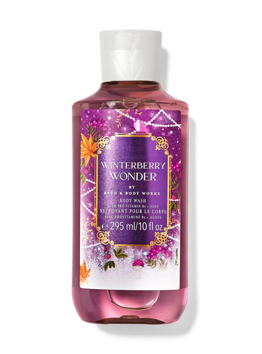 Bath & Body Works Winterberry Wonder Shower Gel Gift Sets For Women 10 Oz (Winterberry Wonder)