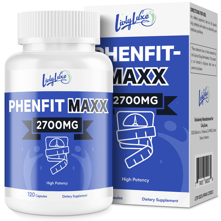 LivLyLuxe PhenFit-Maxx Weight Loss Supplement - Appetite Suppressant and Diet Pills - Metabolism Booster with CLA, L-Carnitine, Weight Loss Supplemen