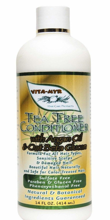 Vitamyr Tea Tree 16 Oz Natural Conditioner Botanical Ingredients