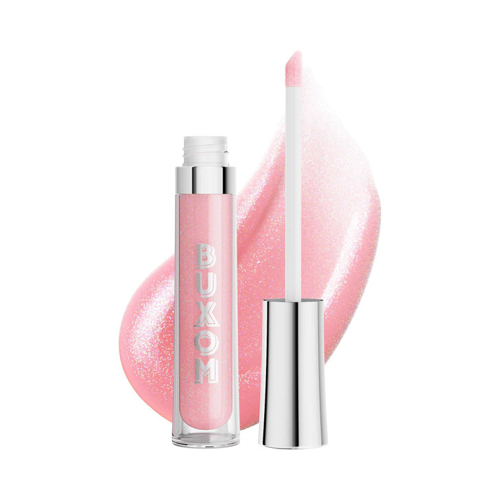 BUXOM Full-On Plumping Lip Polish, Tinted Lip Plumper Gloss with Peptides & Vitamin E, High-Shine Lip Gloss that Nourishes, Vegan, AY Erica (Sheer Li