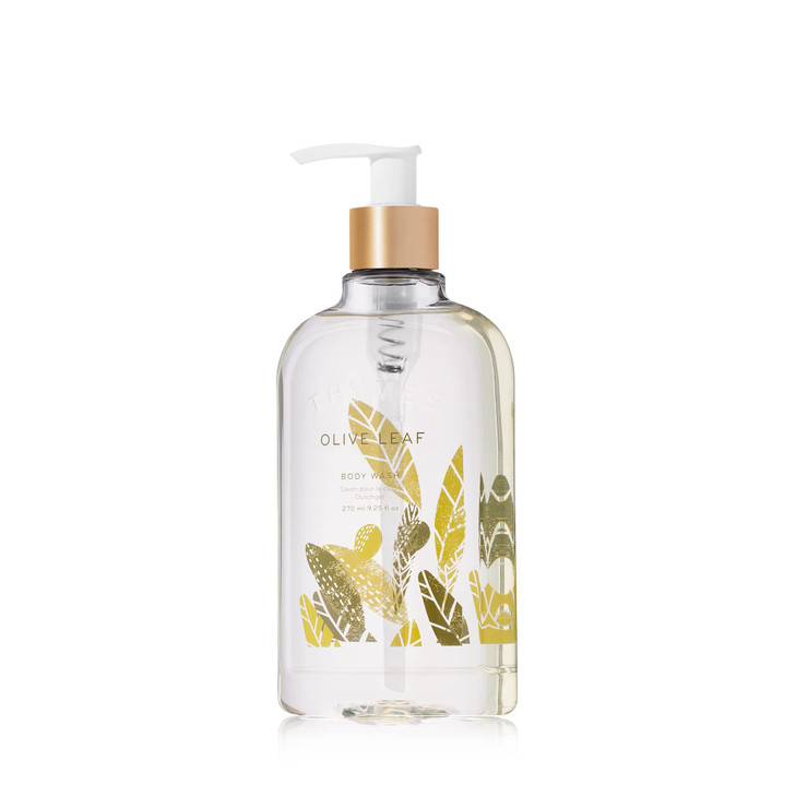 Thymes Moisturizing Body Wash with Pump - Body Soap - Bath Products - Skin Care - Liquid Soap with Notes of Sardinian Laurel Leaf, Lavender Flowers,