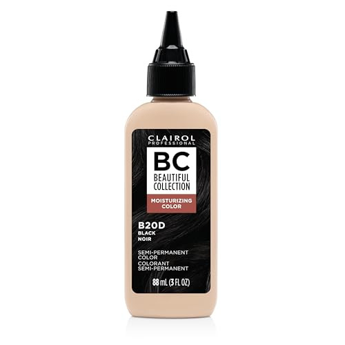 Clairol Professional Beautiful Collection Hair Color, 20D Black, 3 oz. - Packaging May Vary