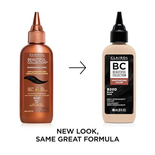 Clairol Professional Beautiful Collection Hair Color, 20D Black, 3 oz. - Packaging May Vary