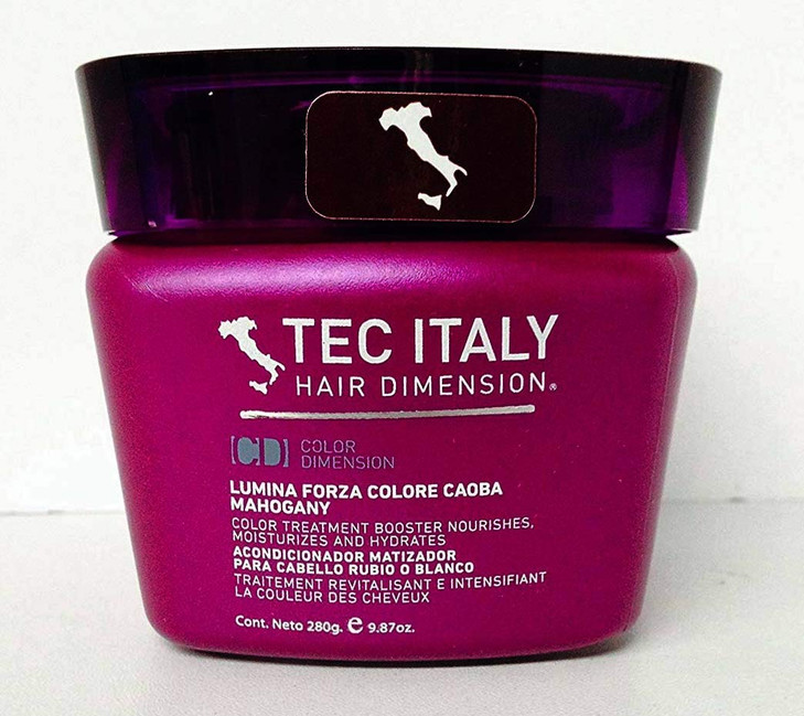 Tec Italy Color Care - Lumina Forza Mahogany / Caoba - Color Treatment Booster 9.8 Oz - 280 g