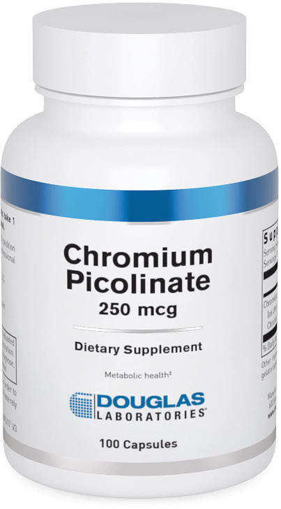 Douglas Laboratories Chromium Picolinate (250 mcg) | Supports Healthy Metabolism | 100 Capsules