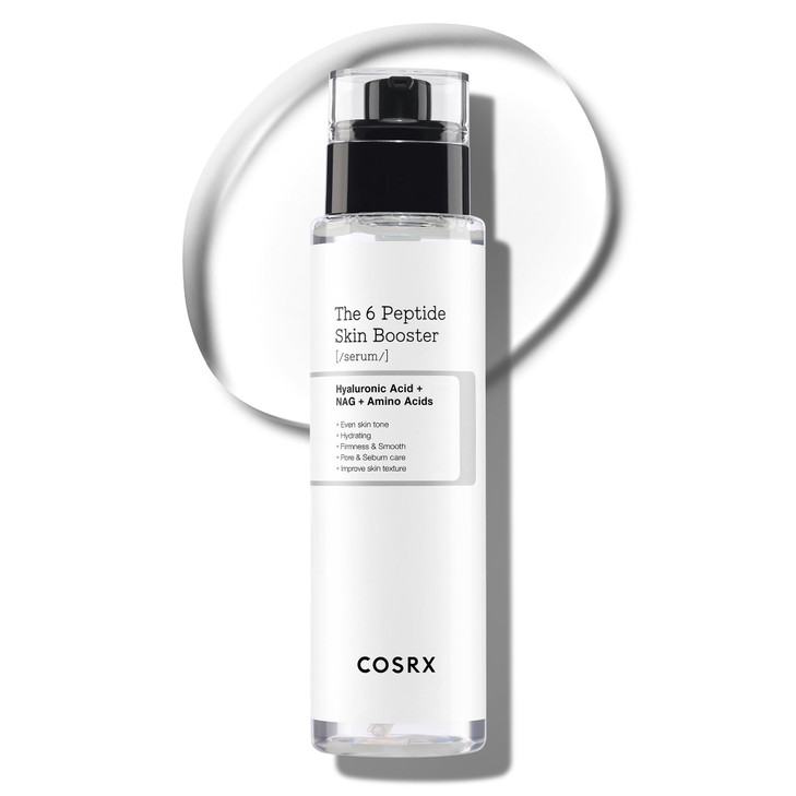 COSRX 6X Peptide Collagen Booster Toner Serum with Copper Peptides, Niacinamide & Hyaluronic Acid Skin Renewal Boosting Facial Essence for All Skin T