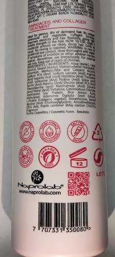 Natural Hair Tratamiento de Colageno y Aminoacidos Naprolab Resistencia y Elasticidad al Cabello | Aminoacids and Collagen Treatment Resistance and E
