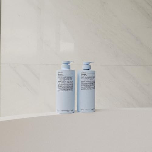 J Beverly Hills Blue Blonde Toning Shampoo with Coconut Oil for Deep Conditioning, (32 Oz)
