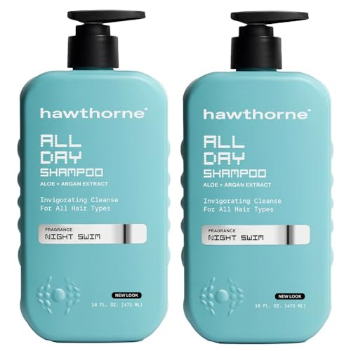 Hawthorne Thickening Shampoo for Thinning Hair. Fight Hair Loss With Rice Protein & Vitamin E Thickening Formula. Eucalyptus Mint Scent. Sulfate Free