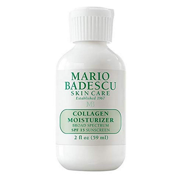 Mario Badescu Collagen Face Moisturizer for Women and Men with SPF 15 for Combination & Sensitive Skin, Daytime Moisturizer Face Cream with Collagen