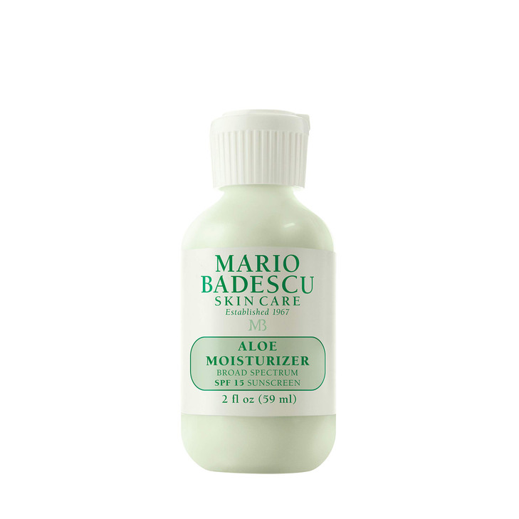 Mario Badescu Aloe Face Moisturizer for Women and Men with SPF 15, Ideal Facial Moisturizer for Combination, Oily or Sensitive Skin, Lightweight, Oil