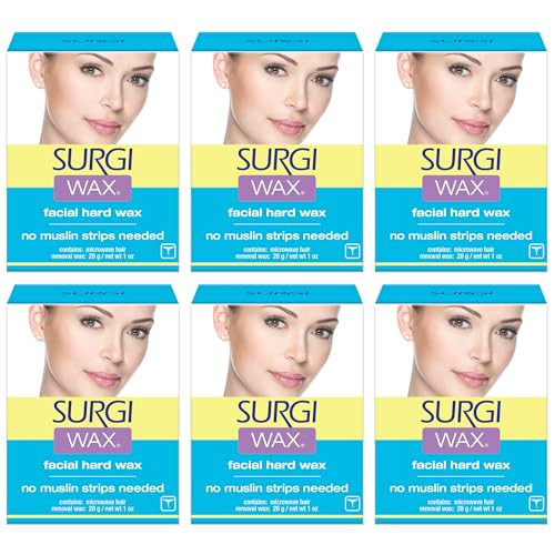 Surgi-wax Hair Remover For Face, 1-Ounce Boxes (Pack of 6)