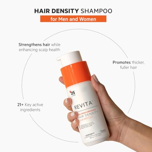 DS Labs Revita Shampoo & Spectral Mens Serum Kit  Scalp First Cleanse & Lightweight Leave-In for Fuller Looking, Thicker Looking Hair, Sulfate & Si