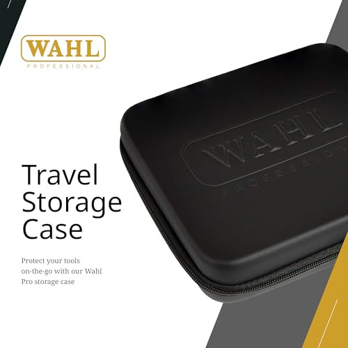 Wahl Professional Travel/Storage Case, Durable and Compact, Secure Zipper, Protects Grooming Tools