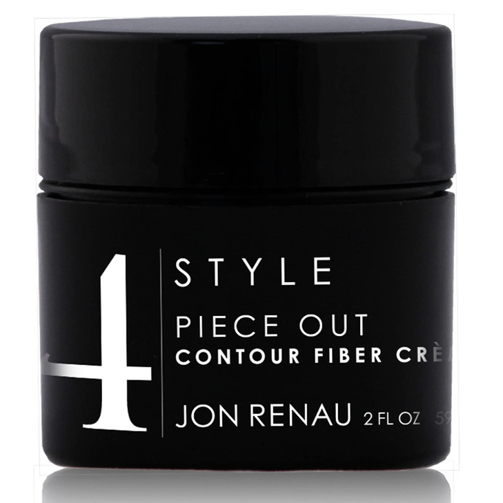 Jon Renau Piece Out Contour Fiber Crème  Wig Styling Cream for Synthetic, Heat-Friendly & Human Hair, 2 Ounces