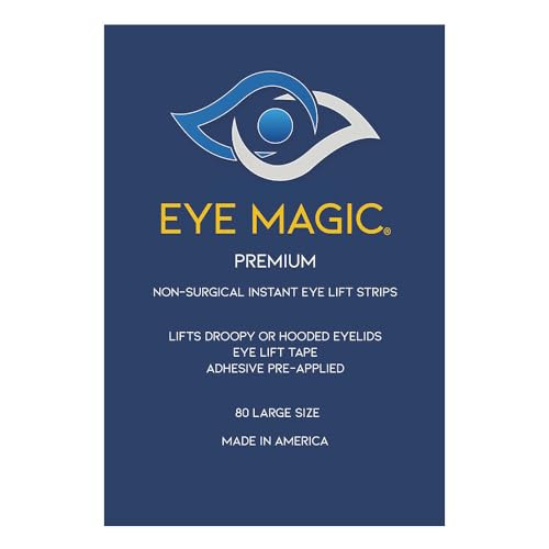 Eye Magic Premium Instant Eyelid Lift (L/XL-Refill). Look Younger Instantly | Made in America - Lifts and Defines Droopy, Sagging, Hooded Eyelids For