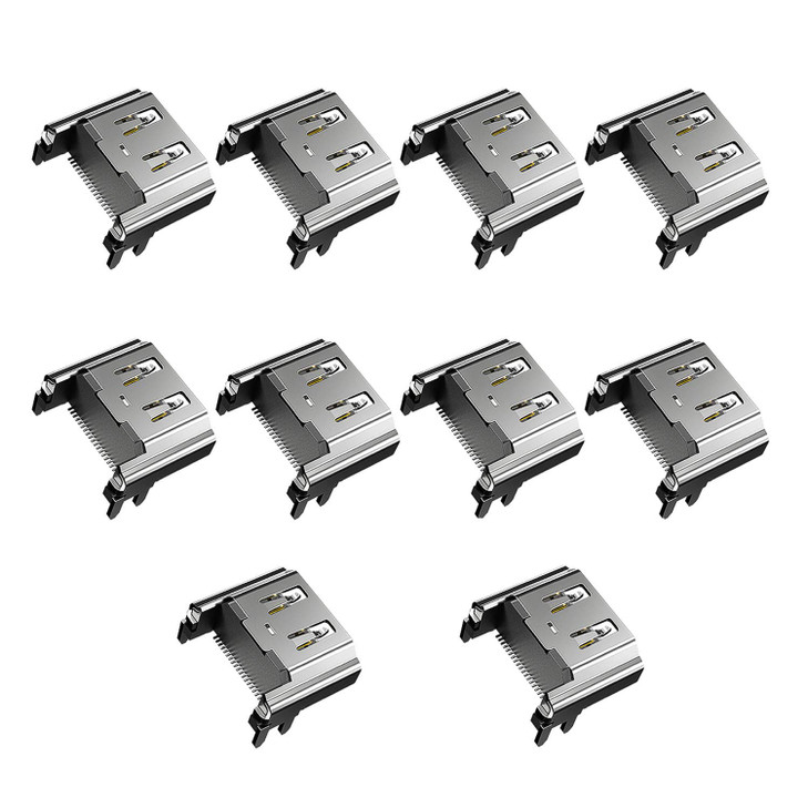 ZIYUETEK 10 Pack HDMI Port Socket Interface Connector Replacement for Sony PlayStation 4 PS4 ((Note:NOT FIT for PS4 Slim/PRO)