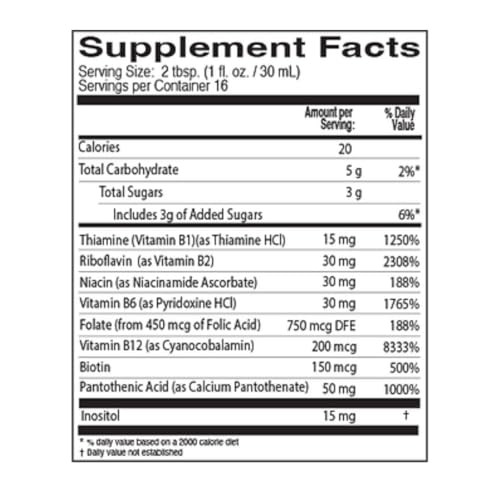 Neurobion Vitamin B12 Complex 16 Oz Liquid Citrus Flavor