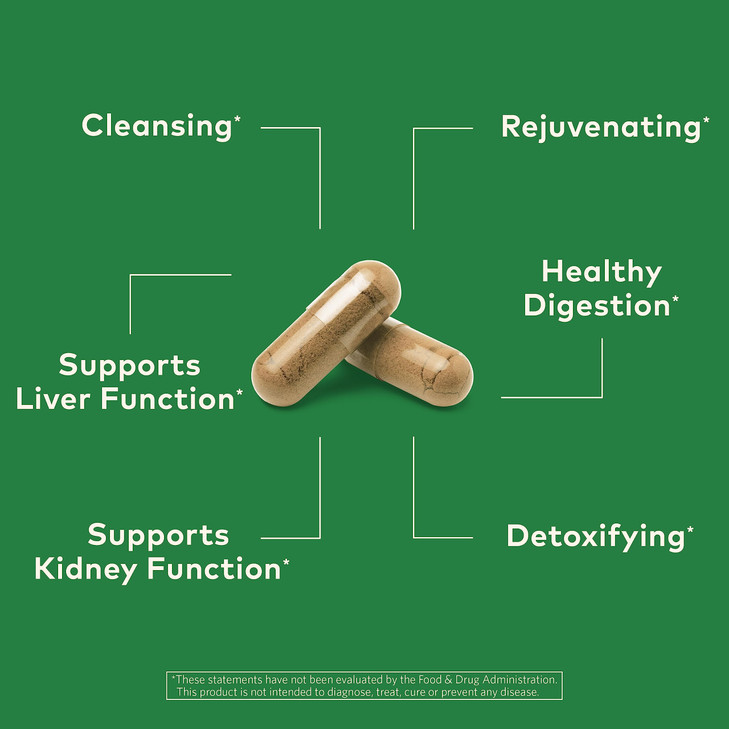 ORGANIC INDIA Liver Kidney Herbal Supplement - Detoxify & Rejuvenate, Supports Healthy Liver & Kidney Function, Vegan, Gluten-Free, Kosher, USDA Cert