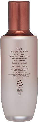 The Face Shop Yehwadam Heaven Grade Ginseng Rejuvenating Serum | Gentle & Low-Irritant Formula for Skin Firmness & Brightness | Naturally Derived for