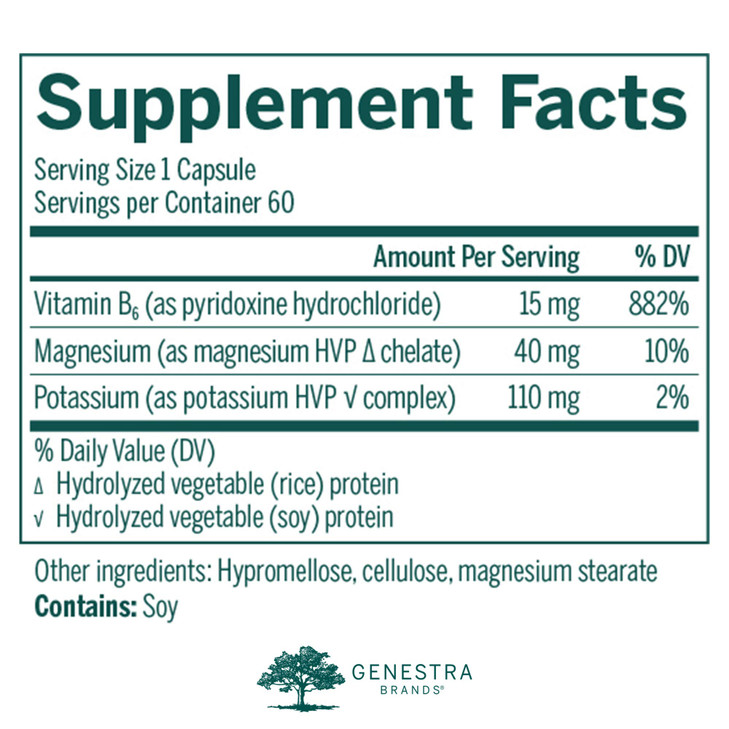 Genestra Brands KMG Plus | Magnesium, Potassium and Vitamin B6 Formula | 60 Capsules