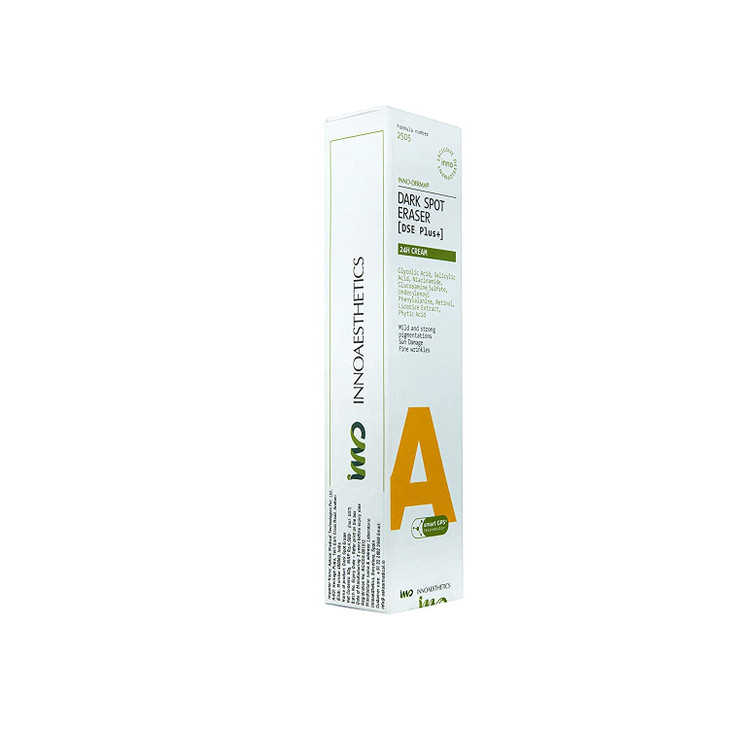INNOAESTHETICS Dark Spot Eraser 24H Cream [DSE Plus+] Daily Treatment for Facial Brown Spots
