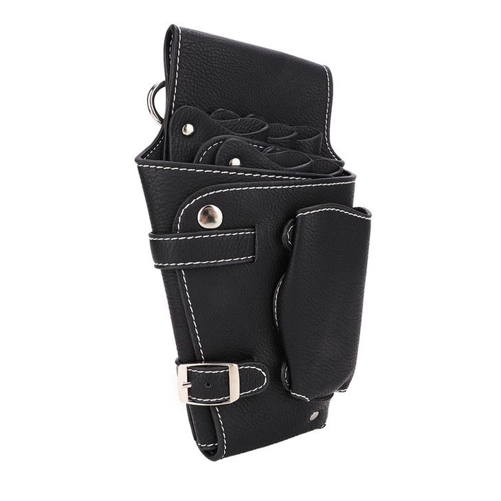 Hairdresser Bag, Scissor Pouch Holster with Belt for Hairdressers, Salon Hair Stylist Barber Scissors Shear Hairdressing Waist Holder Case Bag, Real