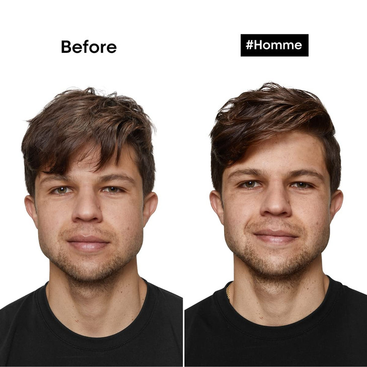 L'Oréal Professionnel Paris Styling Pomade For Men - Medium Hold and Matte Finish, Styling Cream For All Hair Types