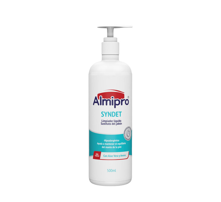 almipro Syndet Skin Cleanser | Soap-free Moisturizing Body Wash with Aloe Vera & Oatmeal for Dry, delicate, sensitive Skin | Dermatologist Recommende