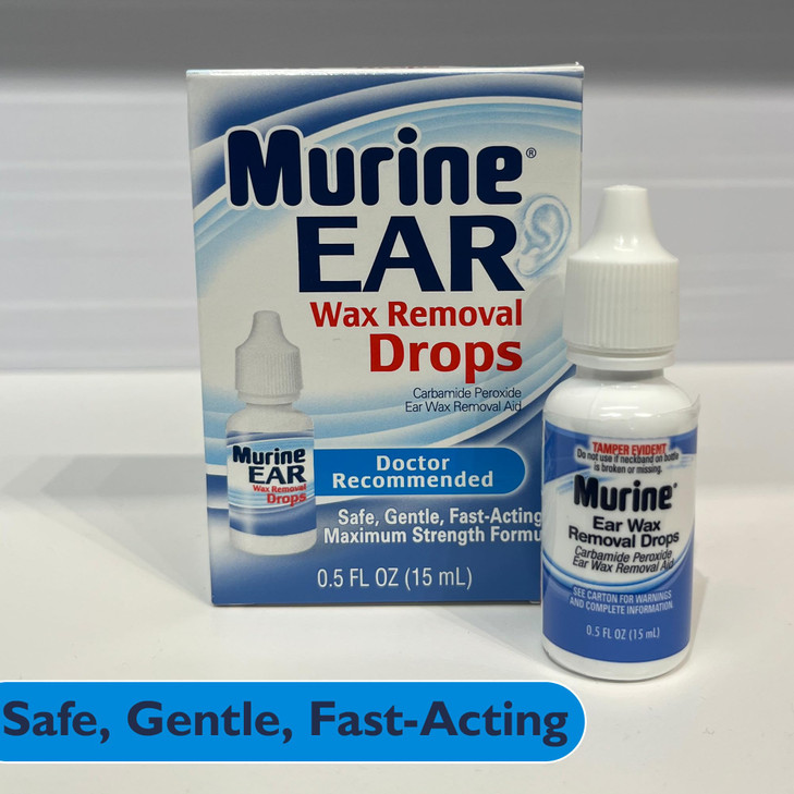 Murine Ear Wax Removal Drops, 0.5 oz Ear Drops Bottle