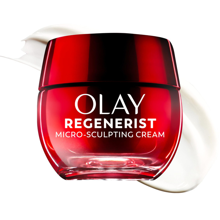 Olay Face Moisturizer, Regenerist Micro-Sculpting Facial Cream for Women - Anti-Aging, Anti-Wrinkle, Firming Skin Care - Triple Collagen Cream, Pepti