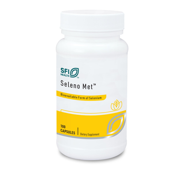 Klaire Labs SFI Health Seleno Met - 200 Milligrams Selenium as Hypoallergenic Selenomethionine, Bioavailable Antioxidant Support with No Yeast, Dairy