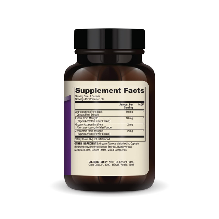 Dr. Mercola Eye Support - Supports Eye & Vision Health - with Lutein, Zeaxanthin, Organic Astaxanthin & Black Currant - Non-GMO, Gluten-Free & Soy Fr